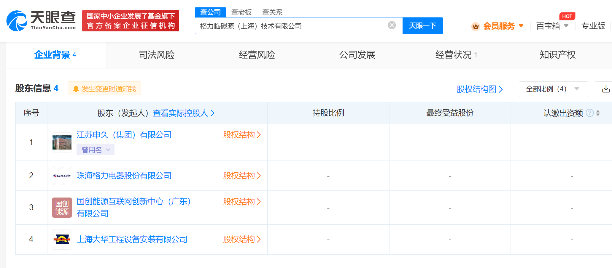 格力電器等成立臨碳源技術(shù)公司